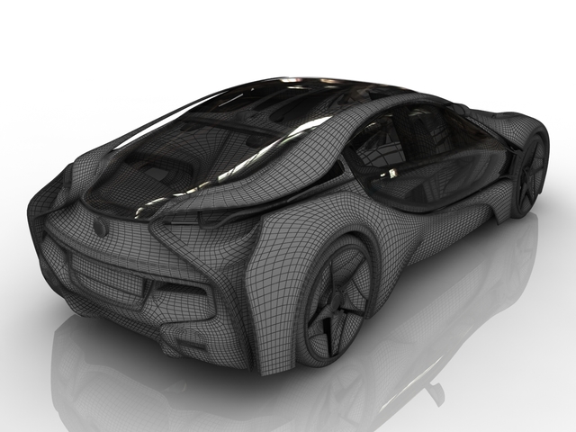 3d модель - BMW концепт