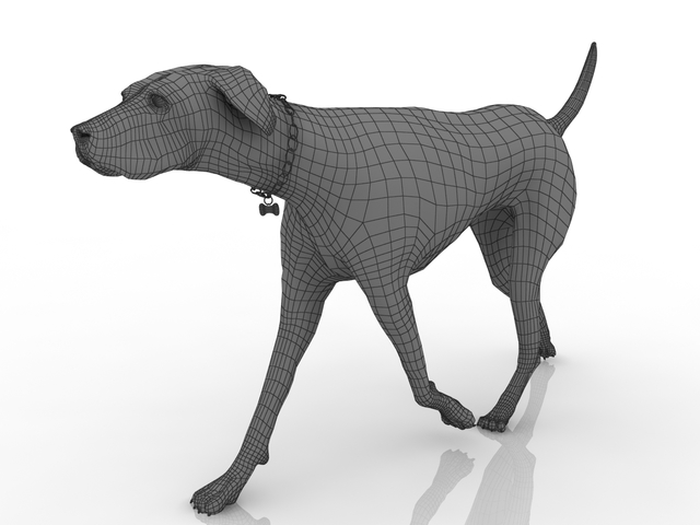 3d модель - Собака
