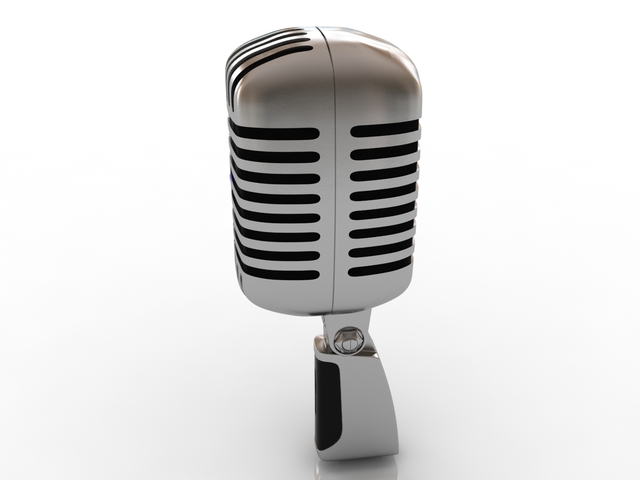 3d модель - Микрофон