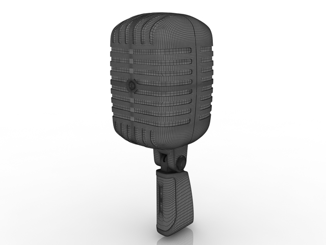 3d модель - Микрофон