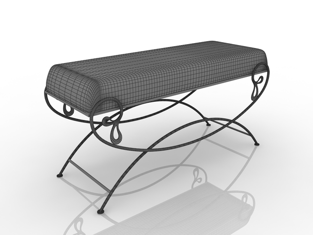 3d модель - Лавка скачать для 3ds max