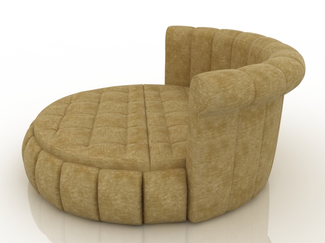3d модель - Кровать Alberta от Истелио