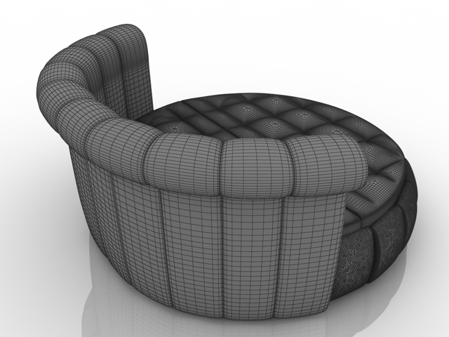 3d модель - Кровать Alberta от Истелио