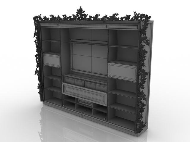 3d модель - Стойка для TV от Paolo Lucchetta