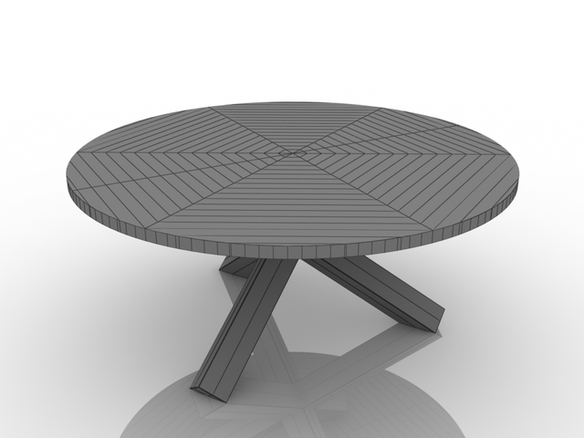 3d модель - Стол от Cassina для 3ds max