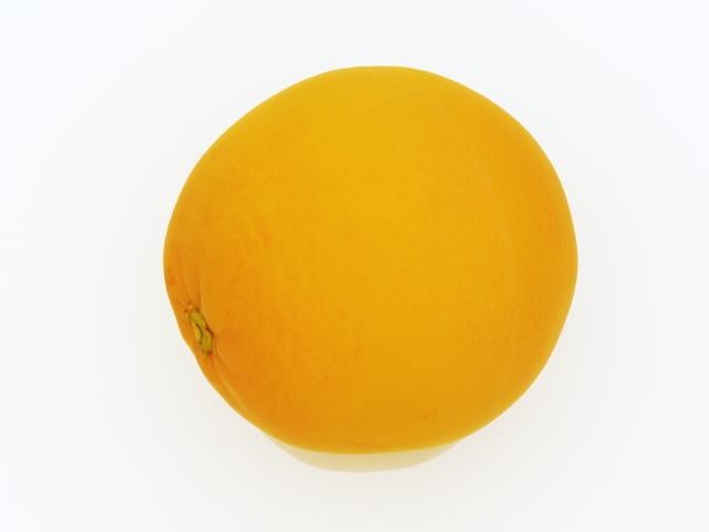 3d модель - Апельсин