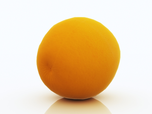 3d модель - Апельсин