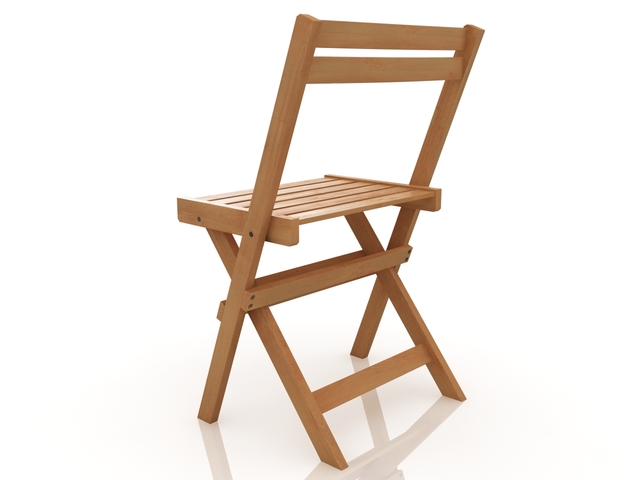 3d модель - Кресло складное