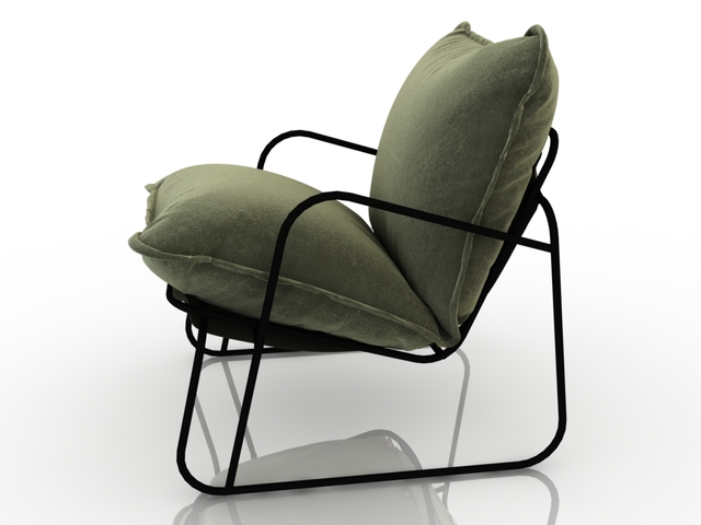 3d модель - Кресло TUTTU Lumbere