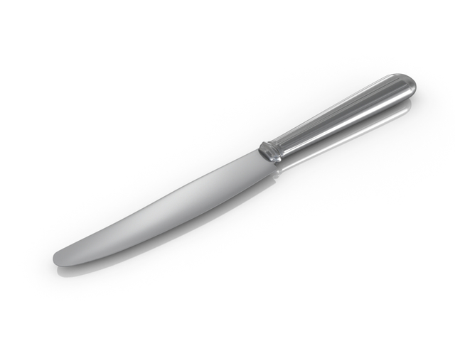 3d модель - Нож столовый