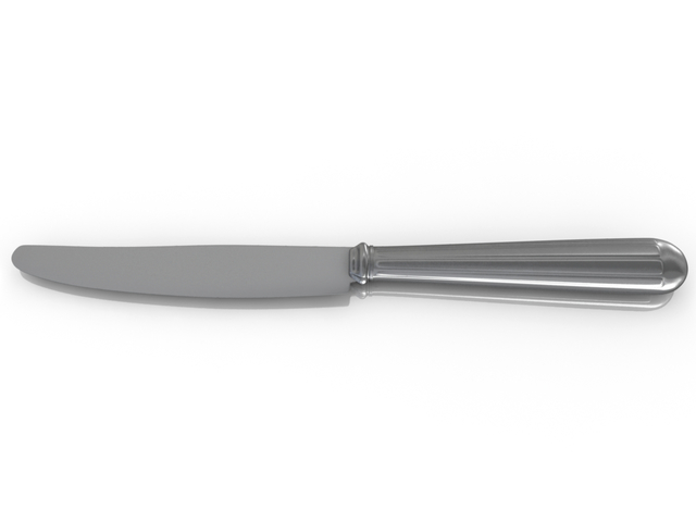 3d модель - Нож столовый