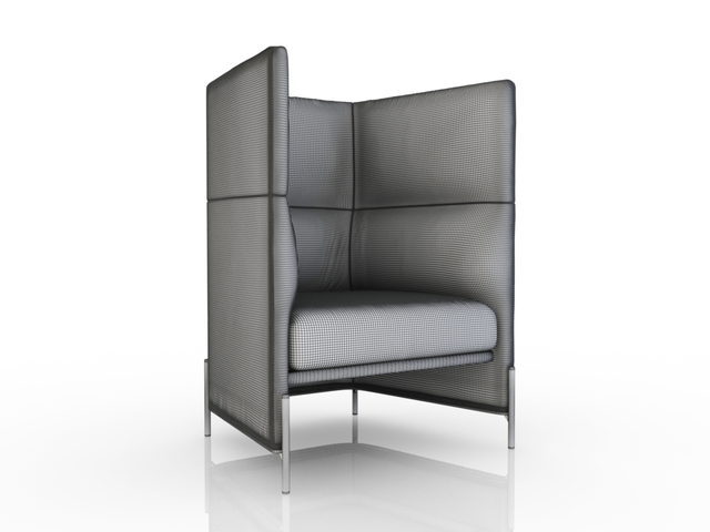 3d модель - Кресло Algon