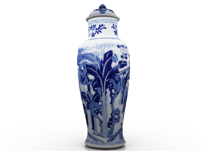 3d модель - Китайская ваза