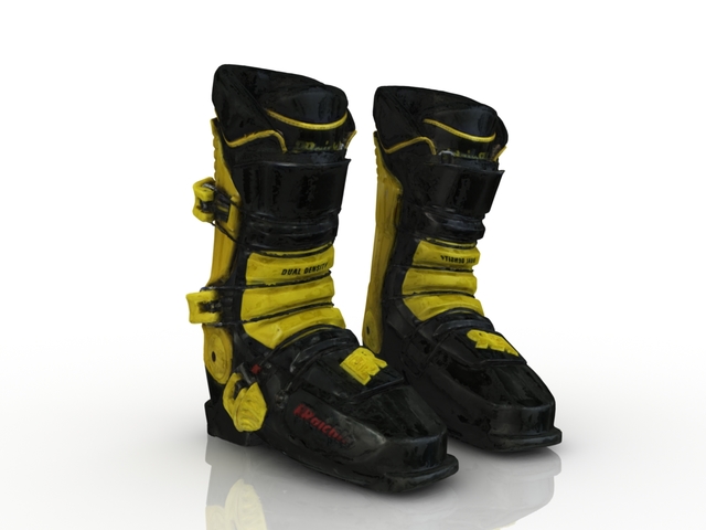 3d модель - Лыжные ботинки