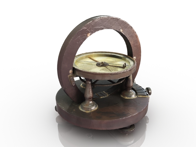 3d модель - Гальванометр 1870 года