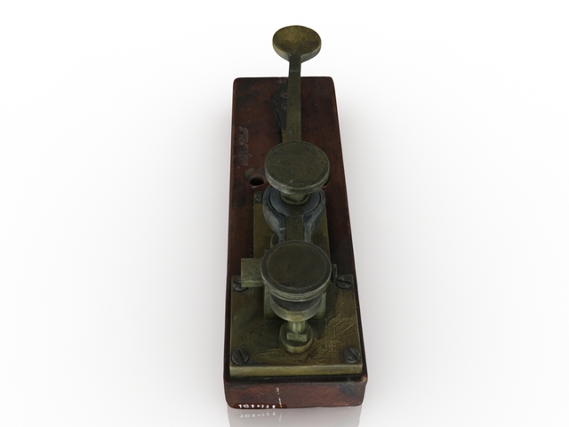 3d модель - Телеграфный ключ Морзе