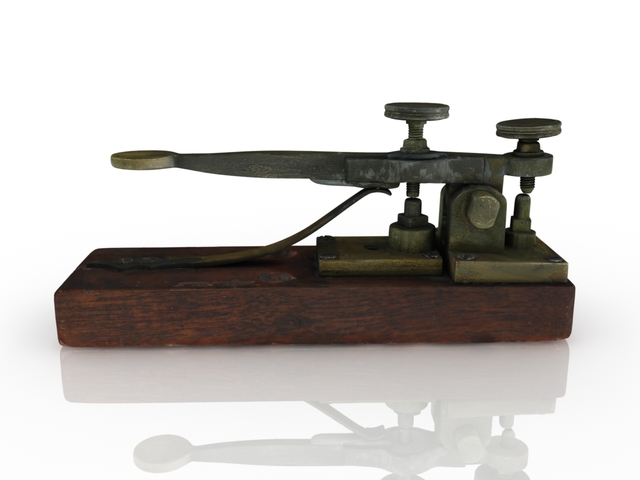 3d модель - Телеграфный ключ Морзе
