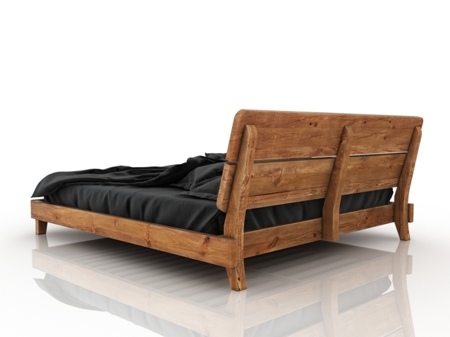 3d модель - Кровать LOFT