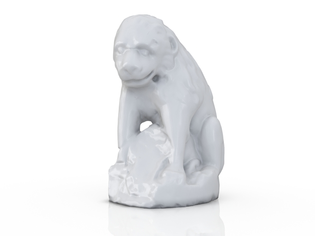3d модель - Скульптура льва