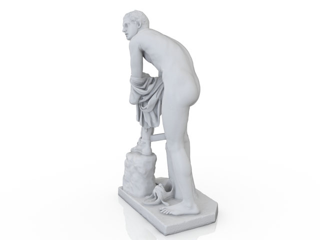 3d модель - Статуя Гермеса