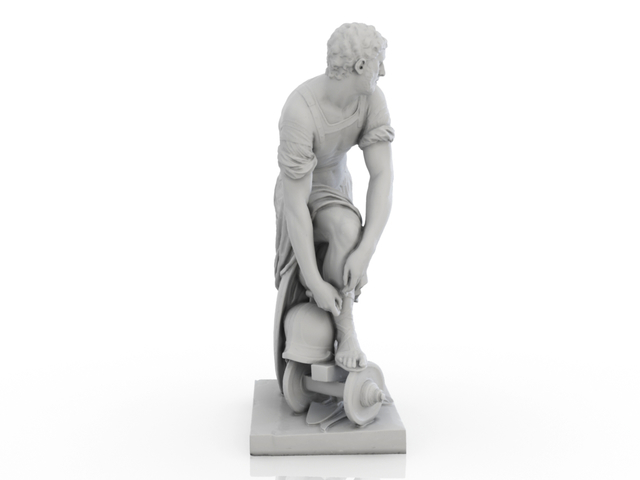 3d модель - Статуя Луция Квинкция