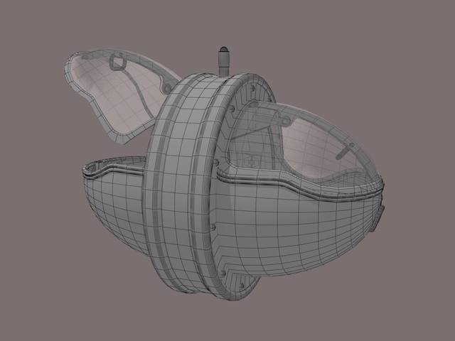 3d модель - Монорельс