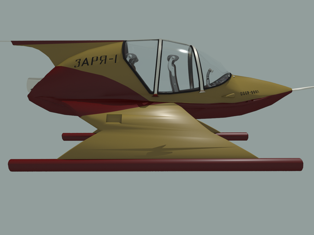 3d модель - спускаемая капсула Заря 1