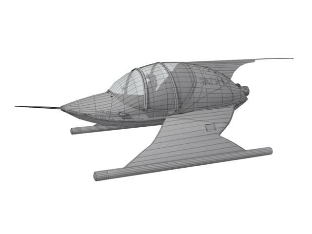 3d модель - спускаемая капсула Заря 1