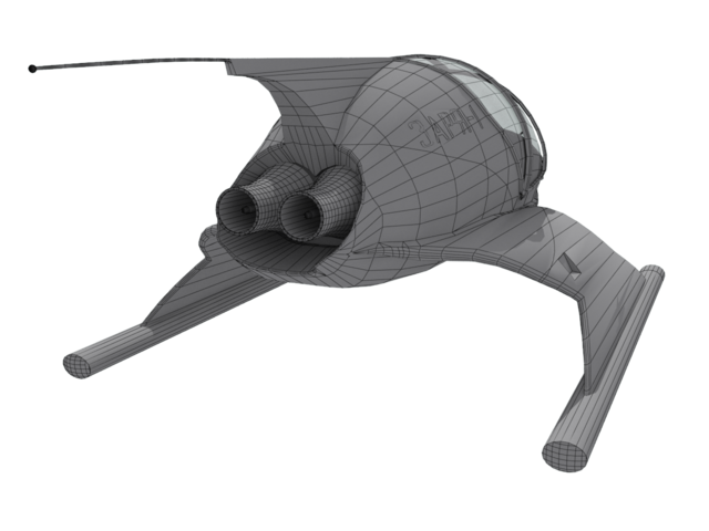 3d модель - спускаемая капсула Заря 1