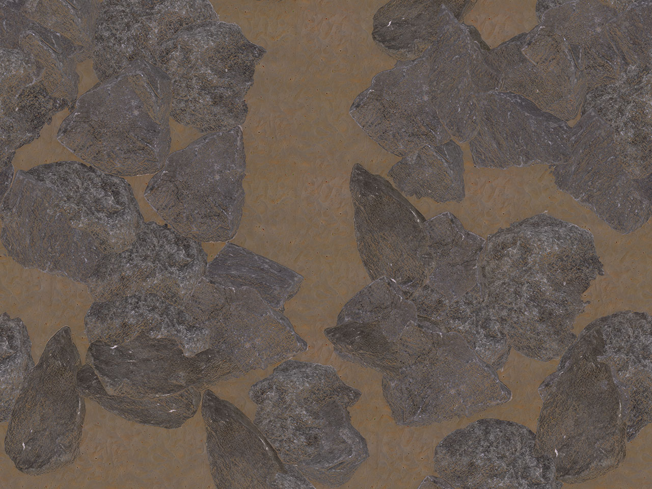 3D текстуры - Камни на песке