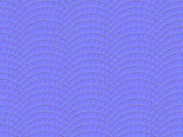 3d модель - Брусчатка с normal bump