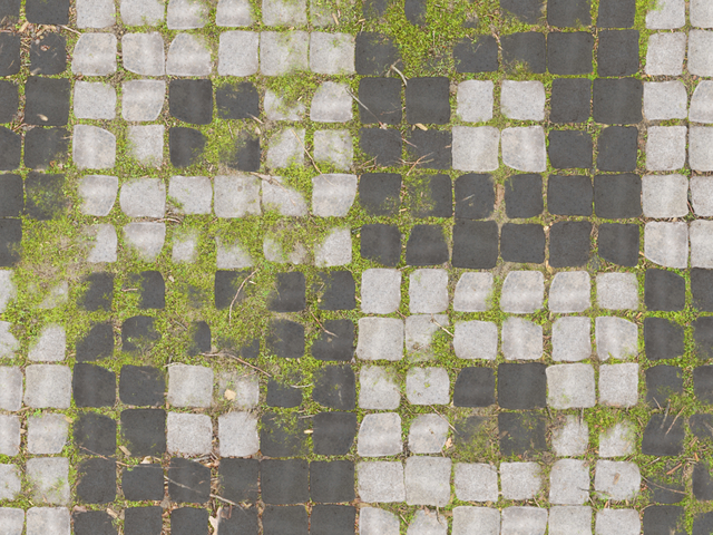 текстура - Мозаика с травой